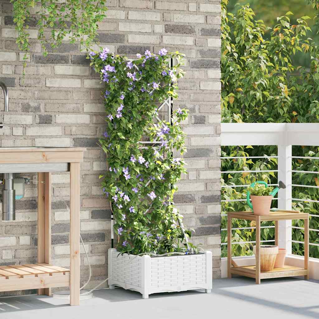Aia istutuspot Valge 40 x 40 x 126 cm PP