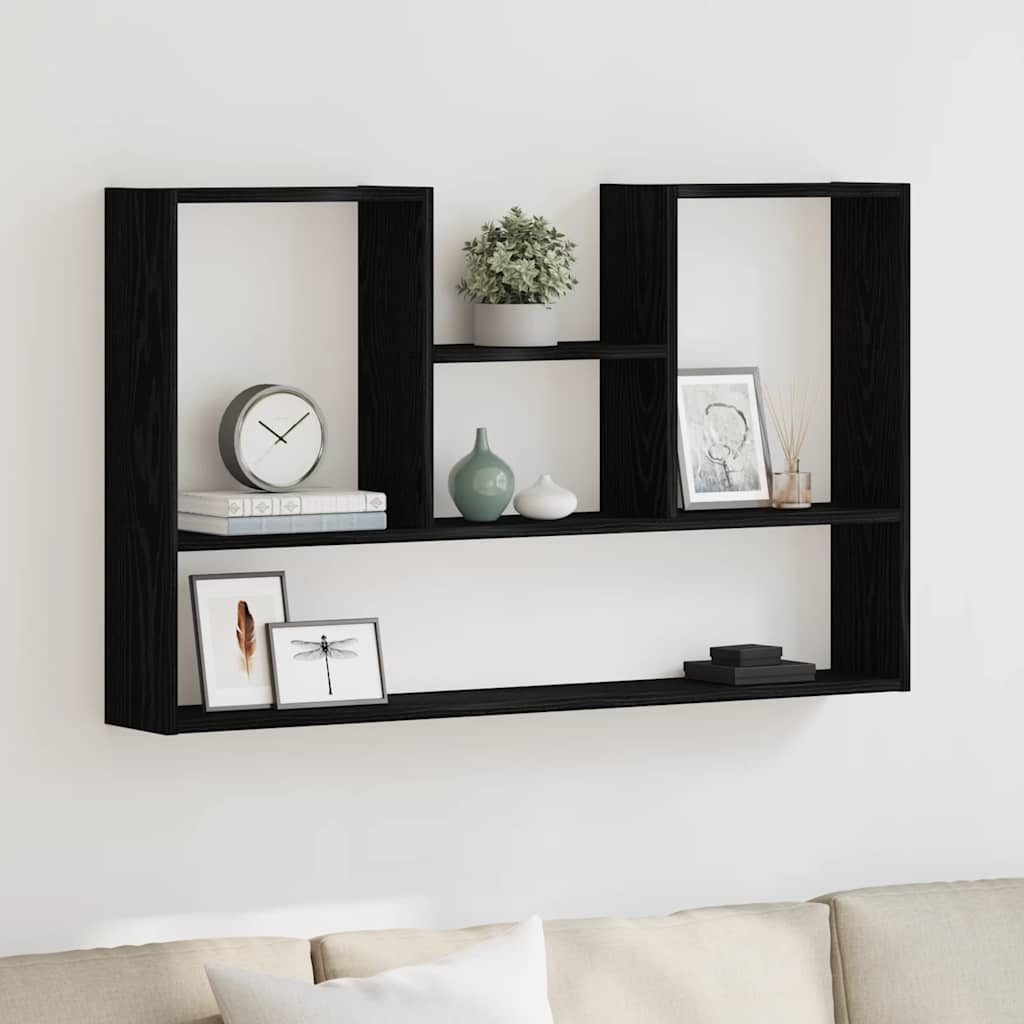 Seinariiul must tamm 99 x 15 x 60 cm töödeldud puit