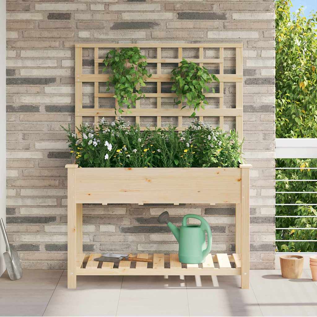 Aia istutuspot Beež 115 x 60,5 x 153 cm Tugev kuusepuit