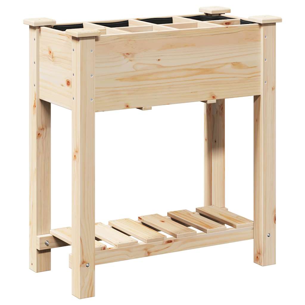 Aia istutuspot Beež 71 x 37 x 76,5 cm Tugev kuusepuit