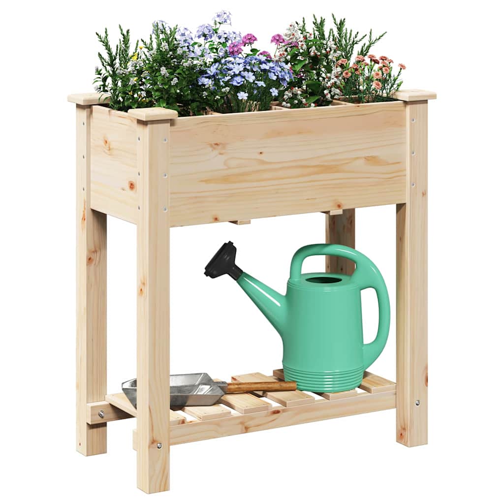 Aia istutuspot Beež 71 x 37 x 76,5 cm Tugev kuusepuit