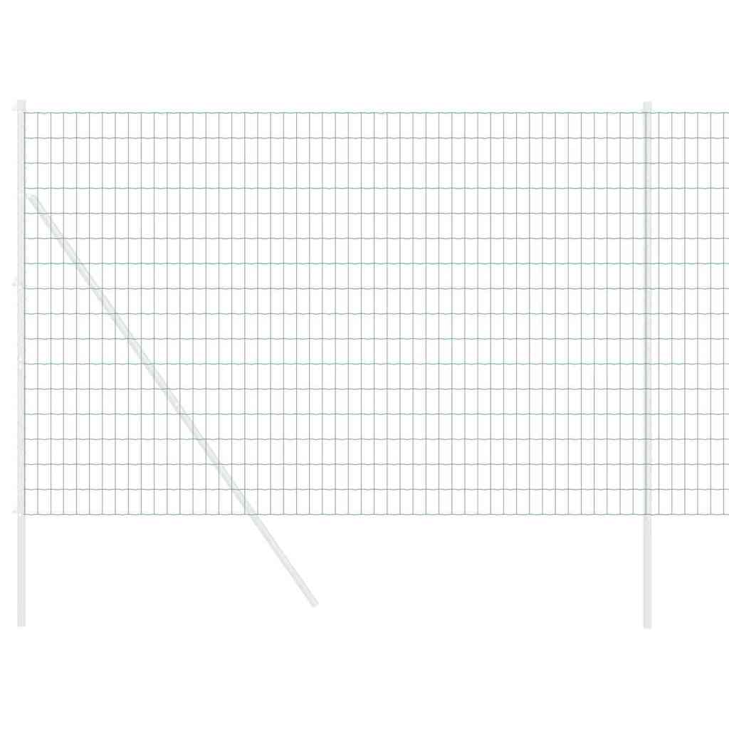 Euroopa aed 1,5 x 10 m PVC-kaetud raud Roheline