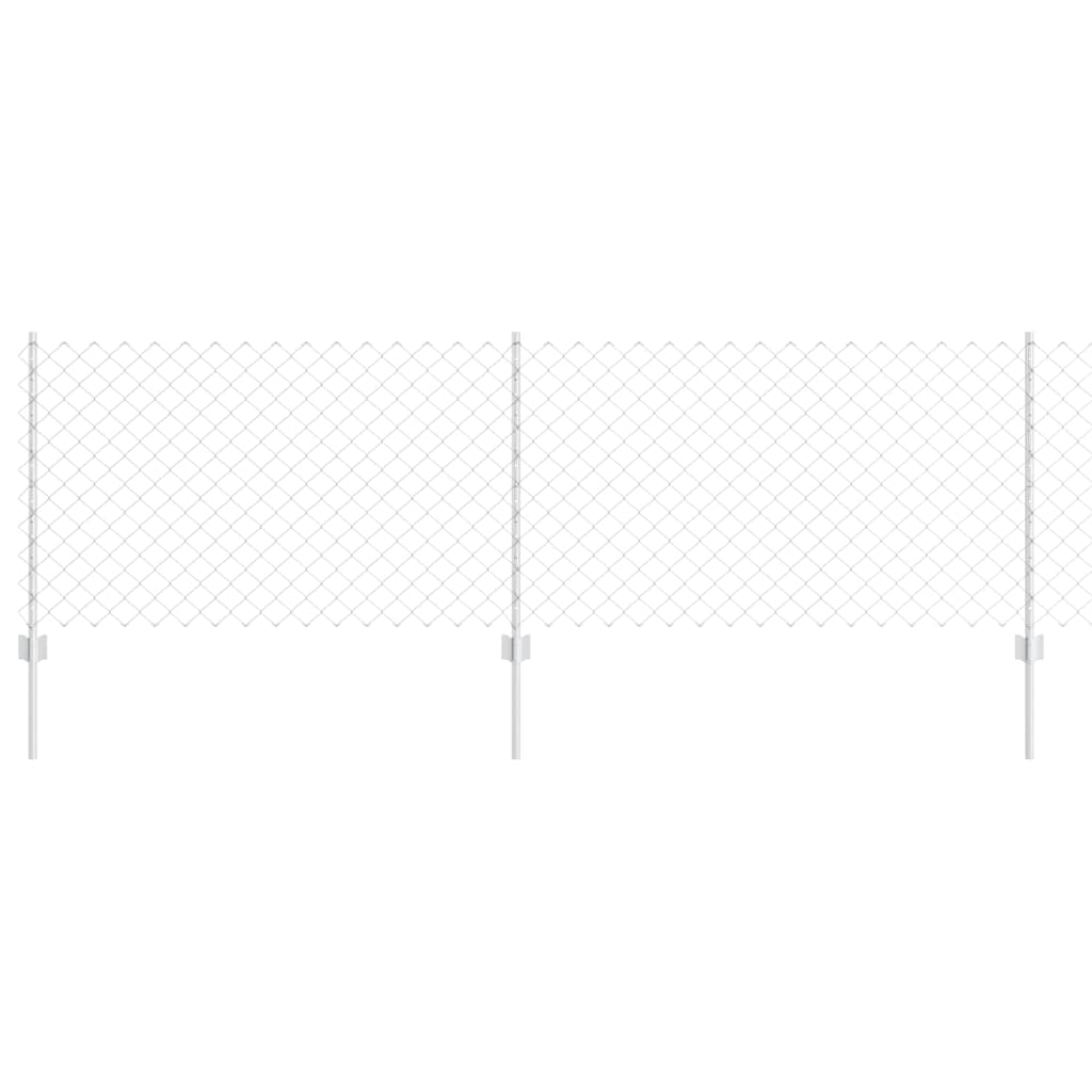 Aedade kettingfence koos postiga 10 x 0,8 m Tsingitud teras