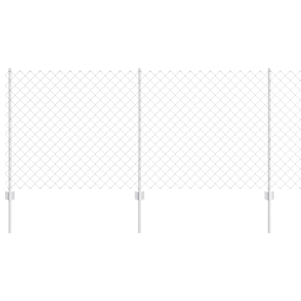 Aedade kettingfence koos postiga 25 x 1 m Tsingitud teras Võrk