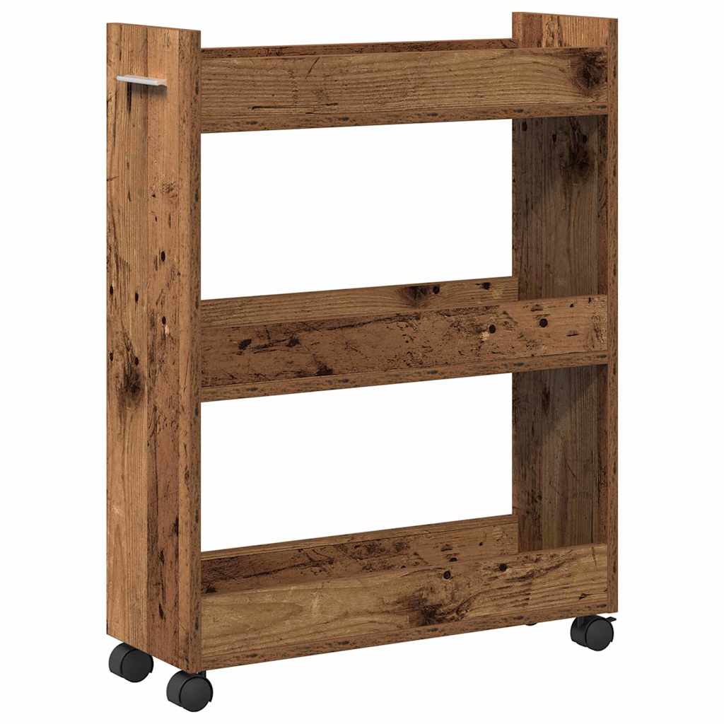 Kapp rattaga Vana puit 60 x 22 x 79 cm