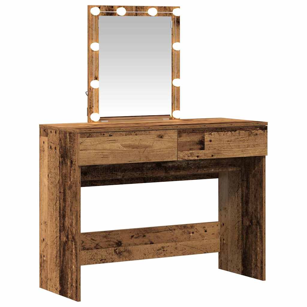 Riietumislaud Vana puit 100 x 40 x 130 cm Tehispuit
