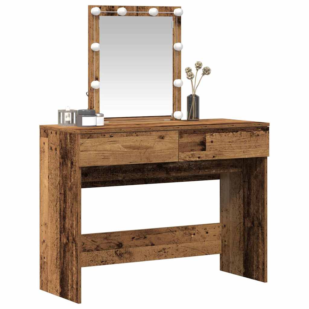 Riietumislaud Vana puit 100 x 40 x 130 cm Tehispuit