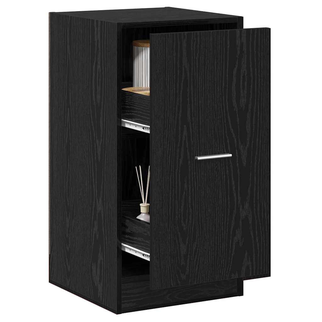 Apteekri kapp Must tamm 40 x 41 x 77.5 cm Tehispuit