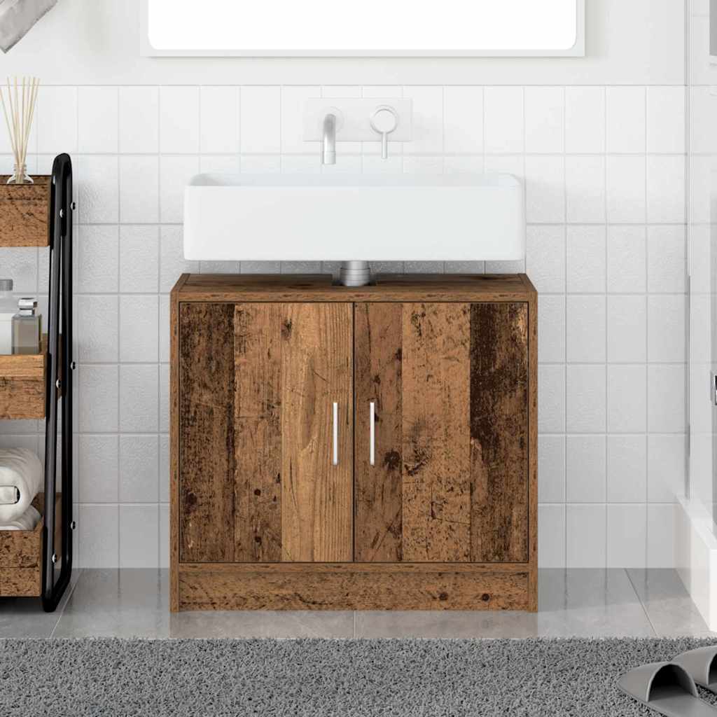 Vannitoa kapp Vana puit 63 x 29 x 55 cm Tehispuit