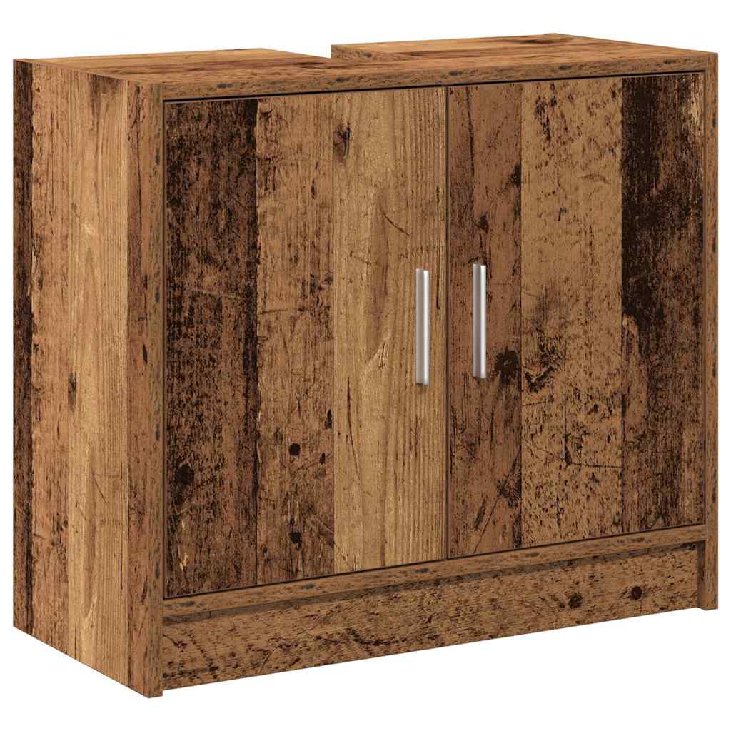 Vannitoa kapp Vana puit 63 x 29 x 55 cm Tehispuit