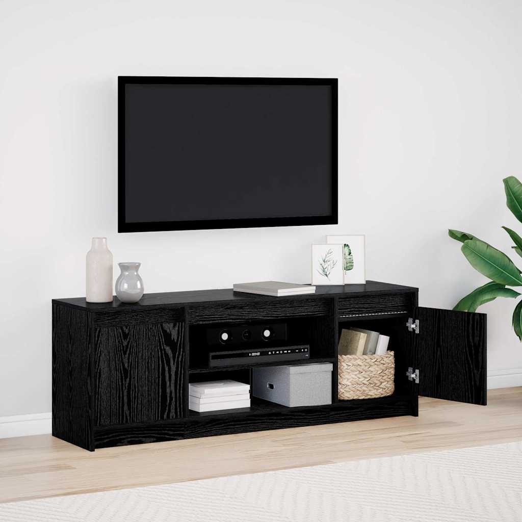 TV Üksused 139,5 x 34 x 50 cm Must Tehispuit
