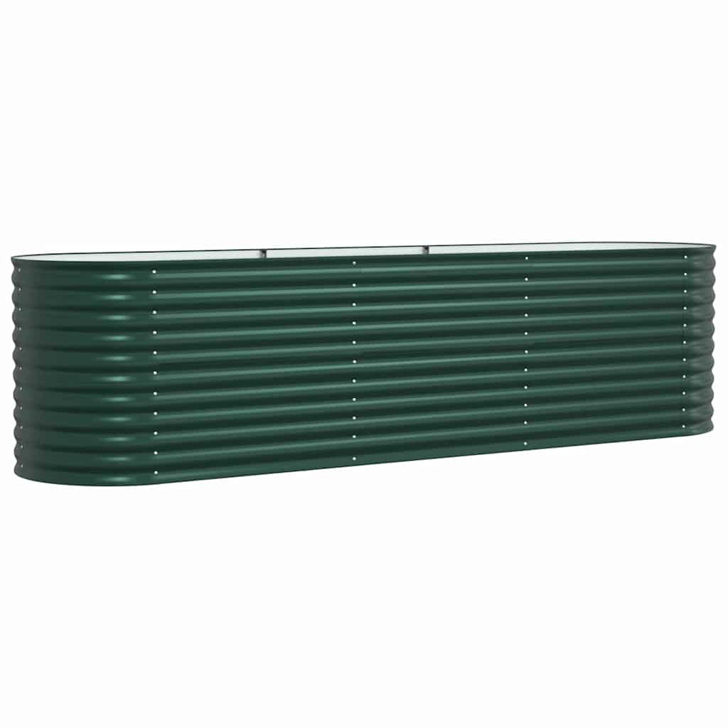 Kõrge peenar Roheline 320 x 80 x 81 cm Teras