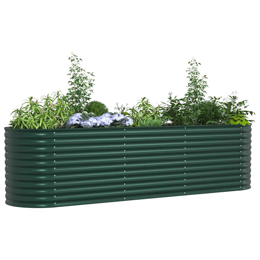 Kõrge peenar Roheline 320 x 80 x 81 cm Teras