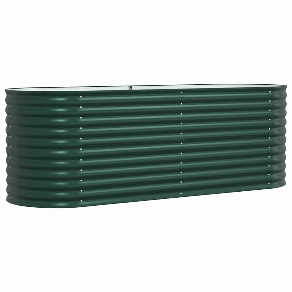 Kõrge peenar Roheline 240 x 80 x 81 cm Teras
