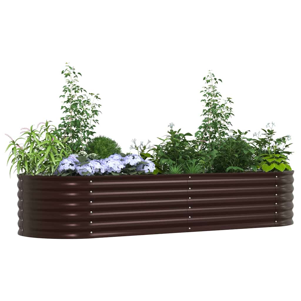 Kõrge peenar Pruun 240 x 80 x 44 cm Teras