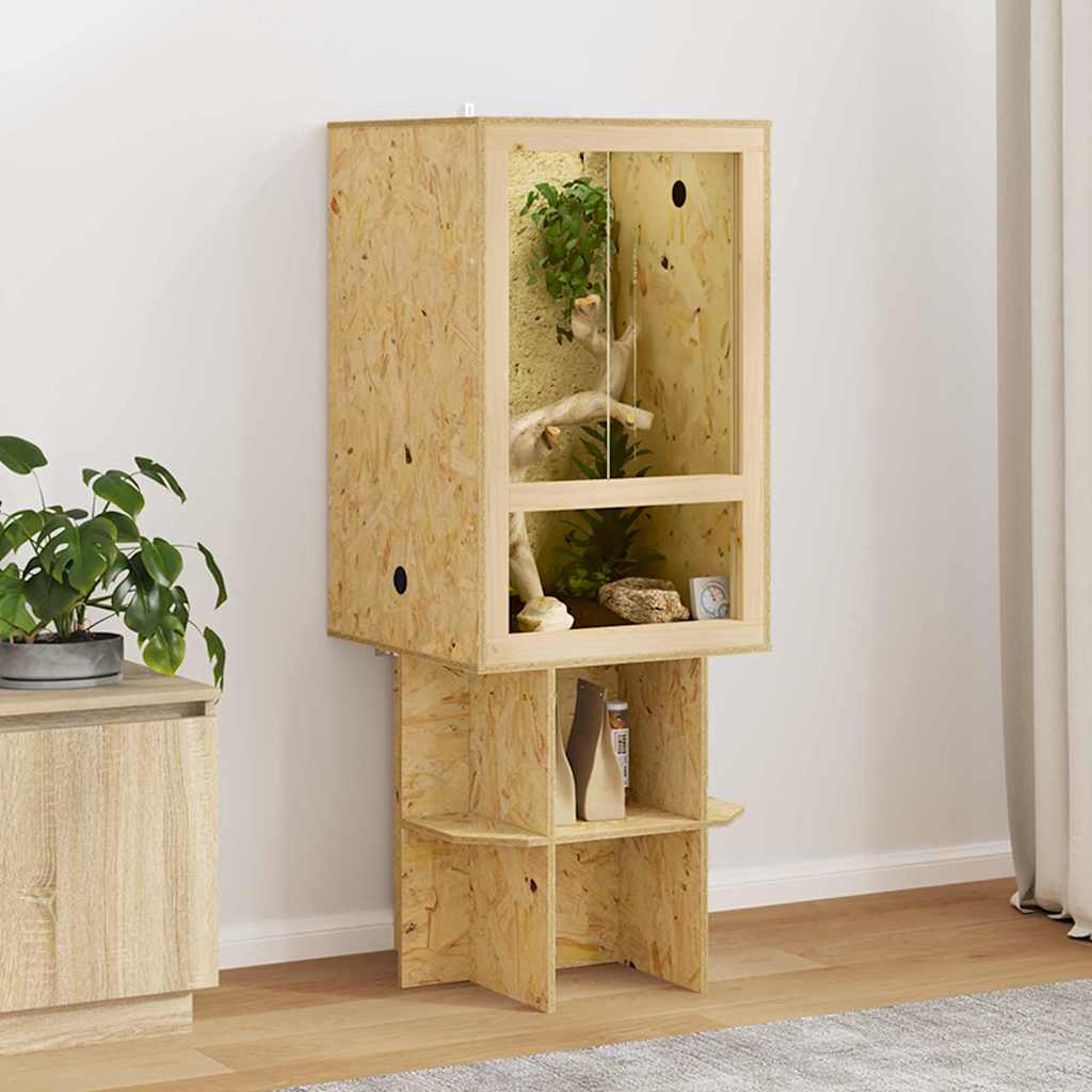 Terrarium Pruun 50 x 50 x 130 cm OSB