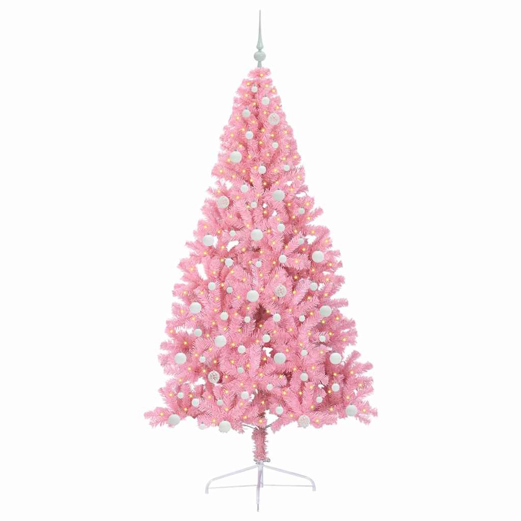 Tehis pre-lit jõulupuu Roosa 240 cm PVC