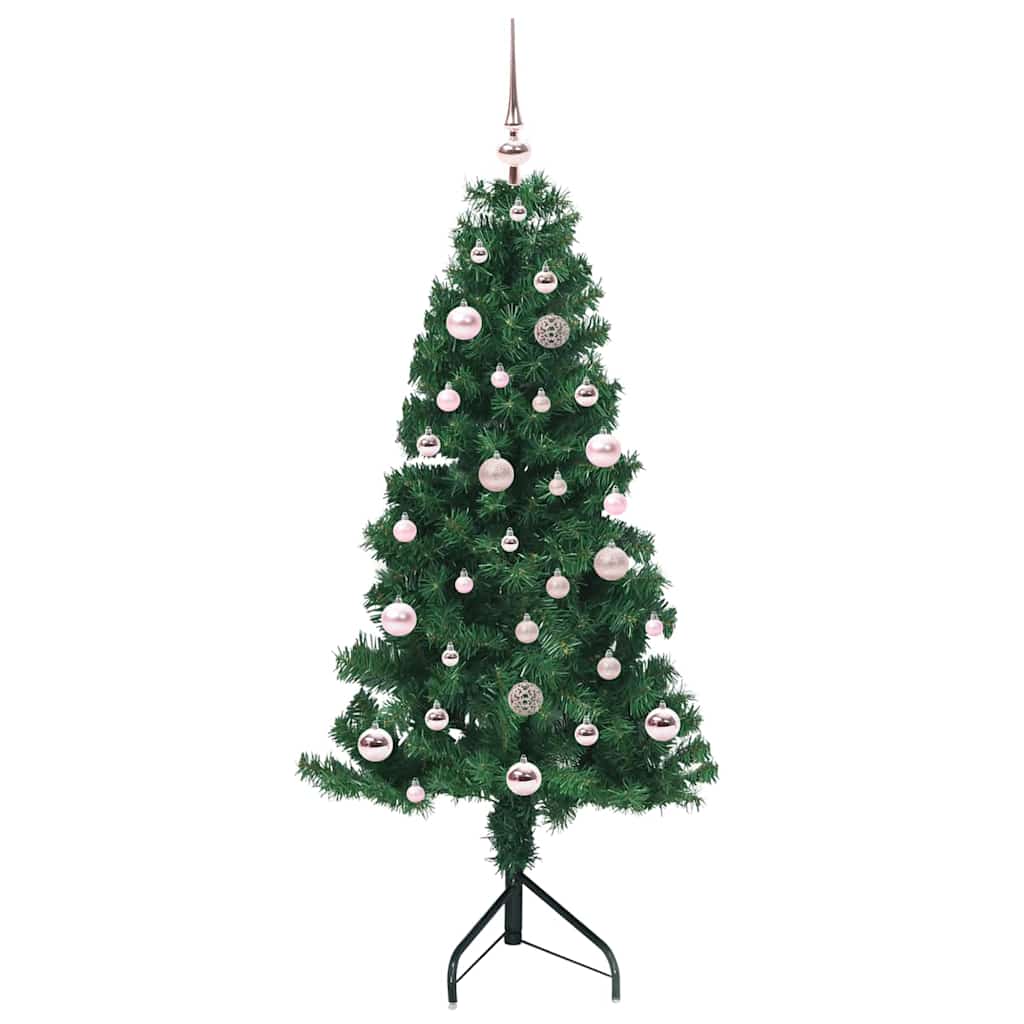 Nurgas Kunstlik Jõulupuu Roheline 150 cm PVC ja metall