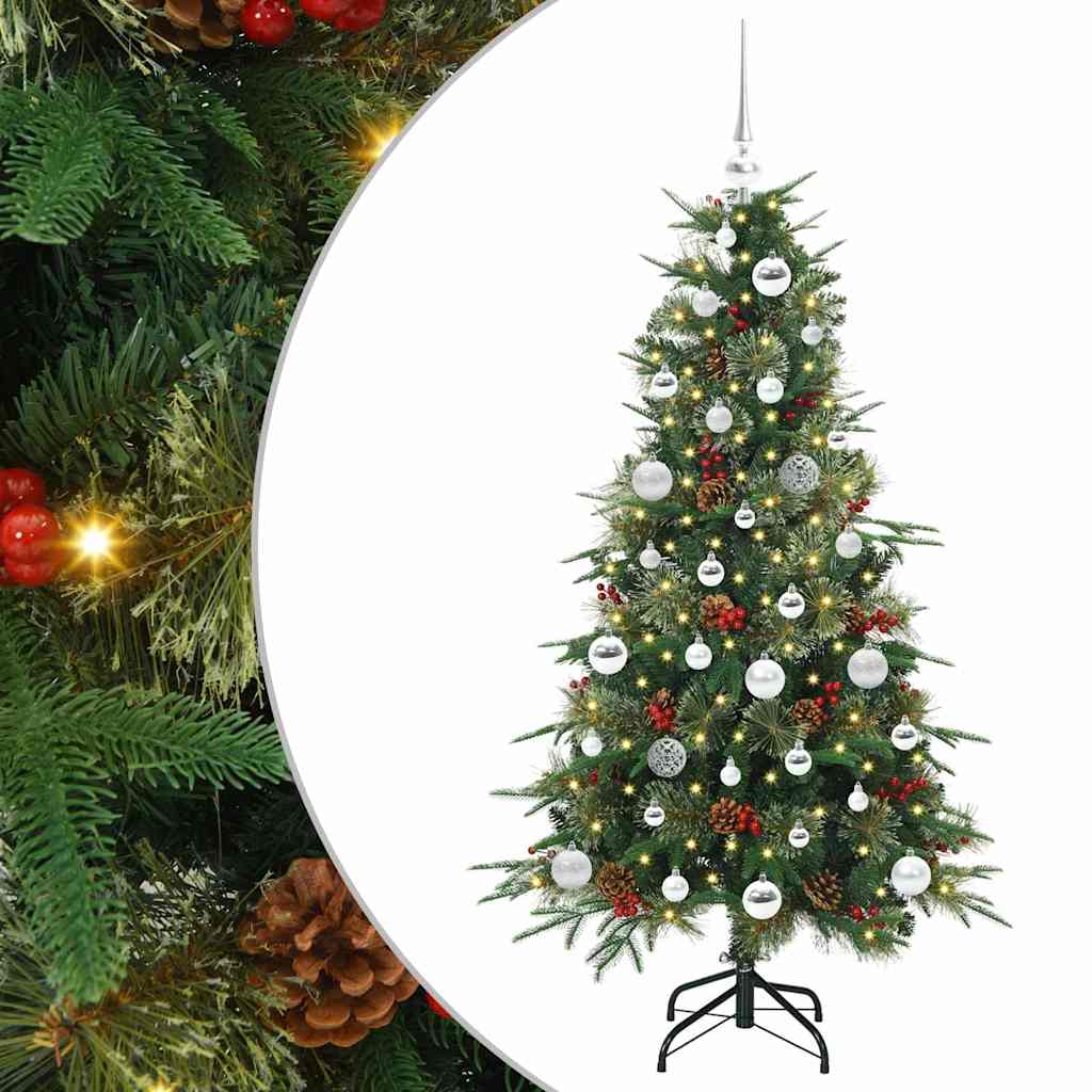 Kunstlik kokkupandav jõulupuu Roheline 150 cm PE ja PVC