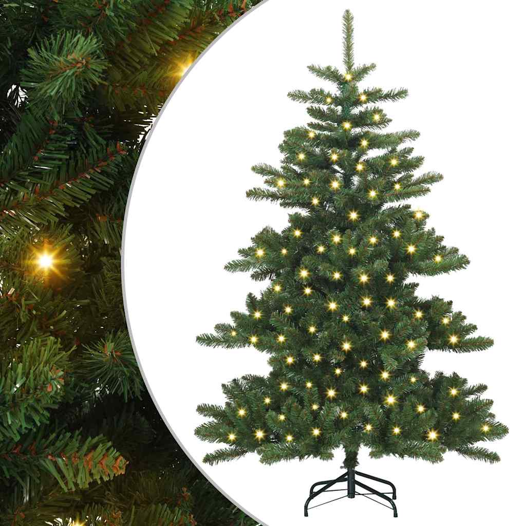 Kunstlik kokkupandav jõulupuu Roheline 150 cm PVC ja teras