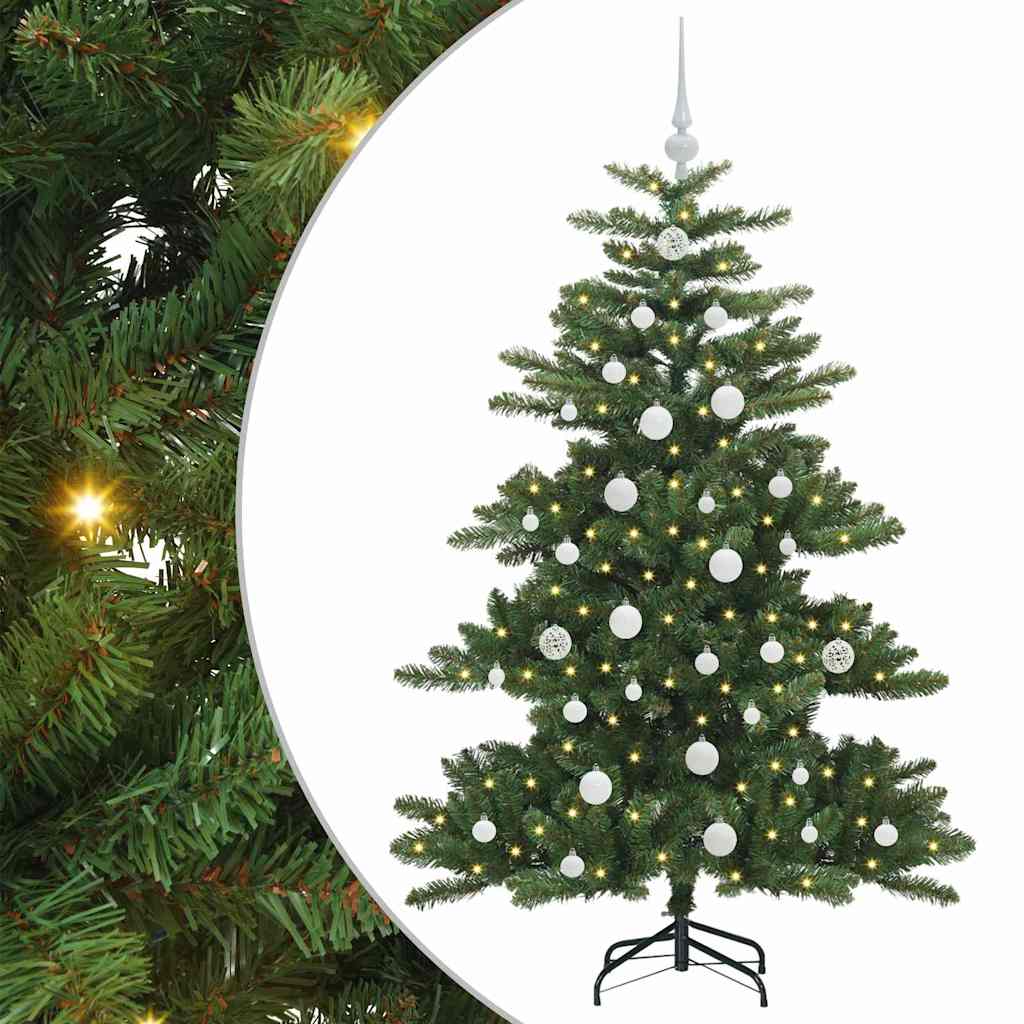 Kunstlik kokkupandav jõulupuu Roheline 150 cm PVC ja teras