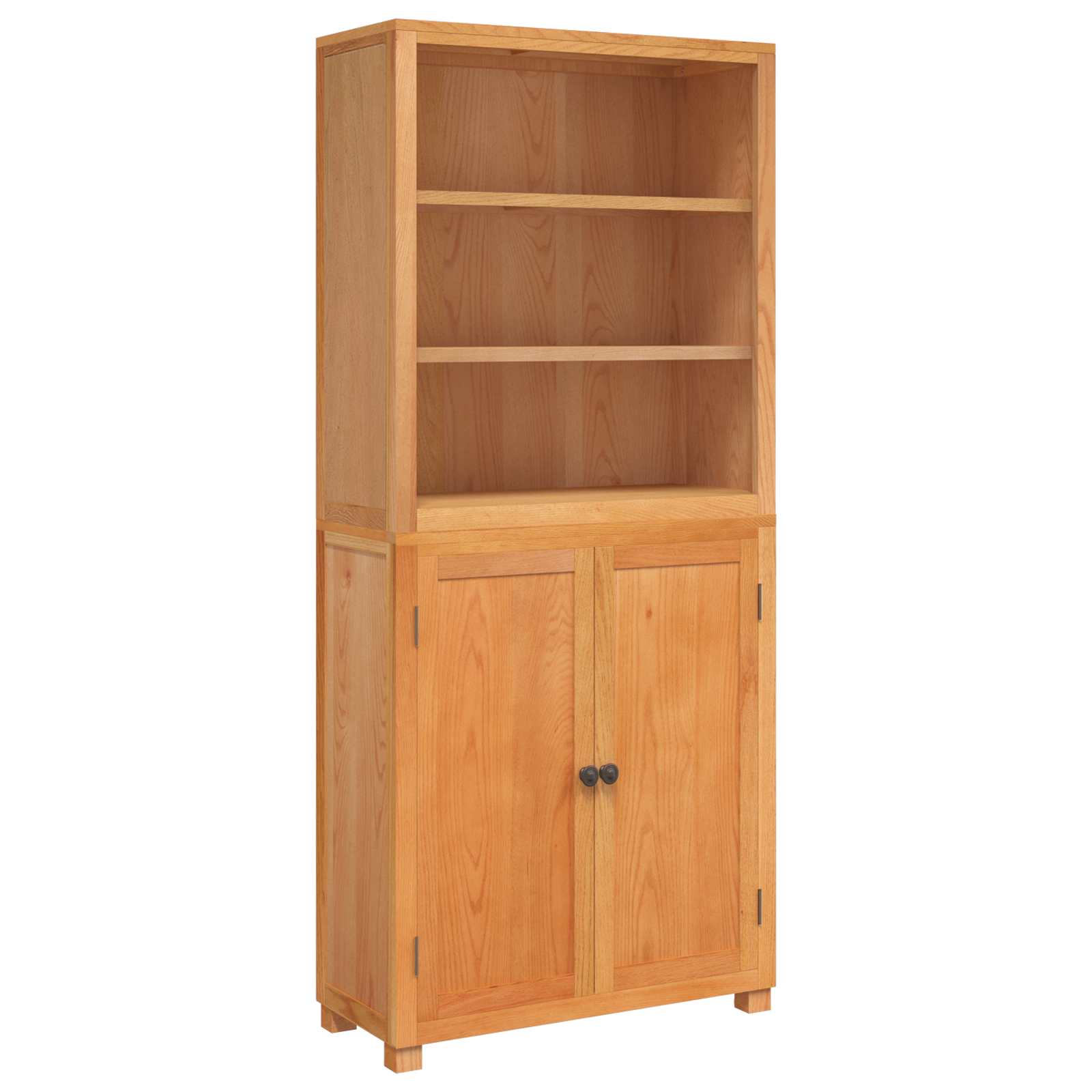 Kõrvalkappide komplekt uksega 2 tk Naturaalne 80 x 35 x 185 cm