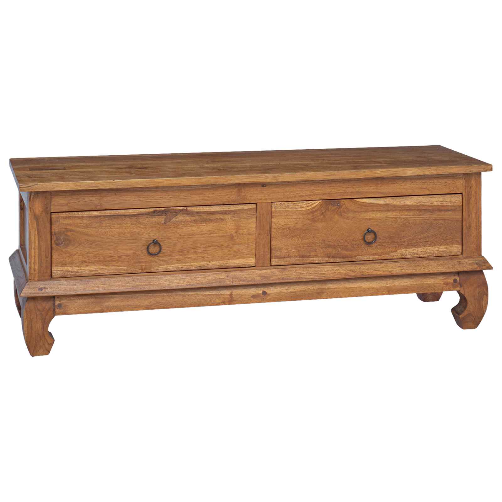 Telerialus sahtliga Neutraalne 110 x 35 x 40 cm Tugev teakpuit