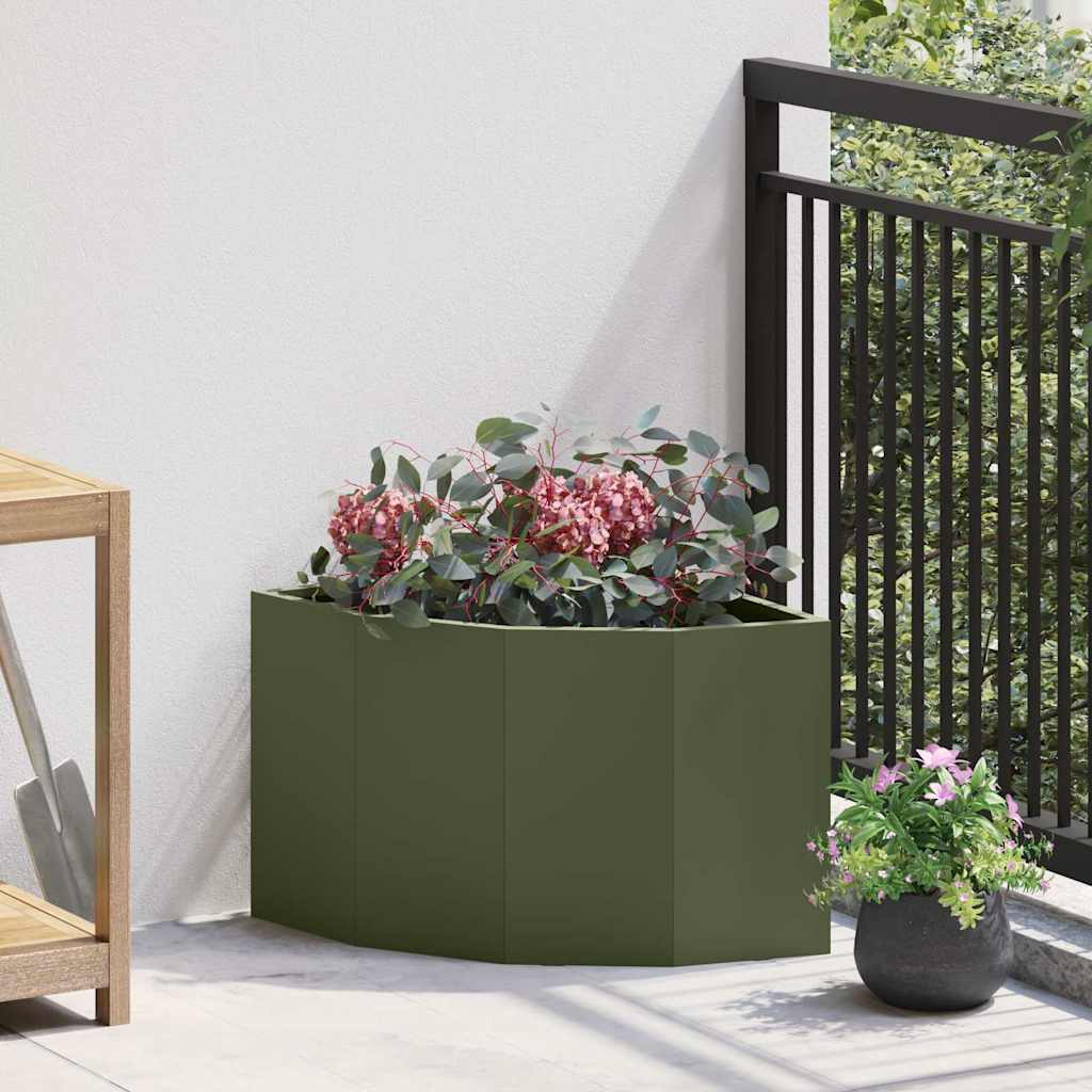 Nurgapott Oliiviroheline 45 x 45 x 35 cm Teras