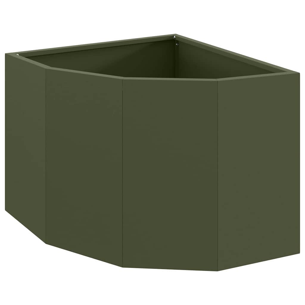 Nurgapott Oliiviroheline 45 x 45 x 35 cm Teras