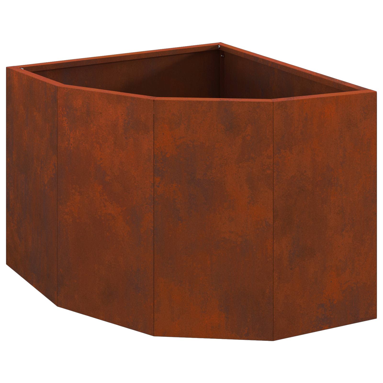 Nurgapott Rooste 45 x 45 x 35 cm Ilmastikukindel teras