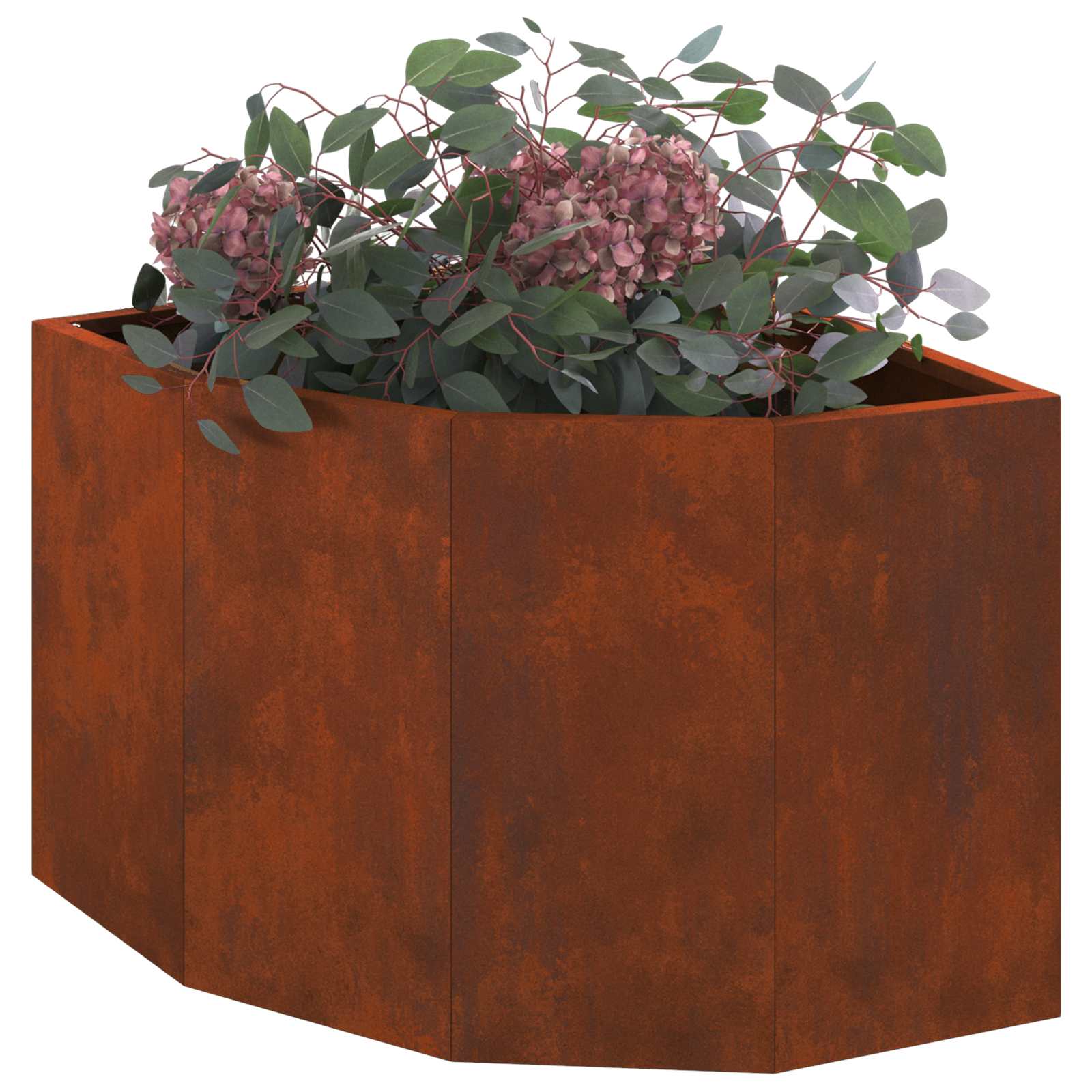 Nurgapott Rooste 45 x 45 x 35 cm Ilmastikukindel teras