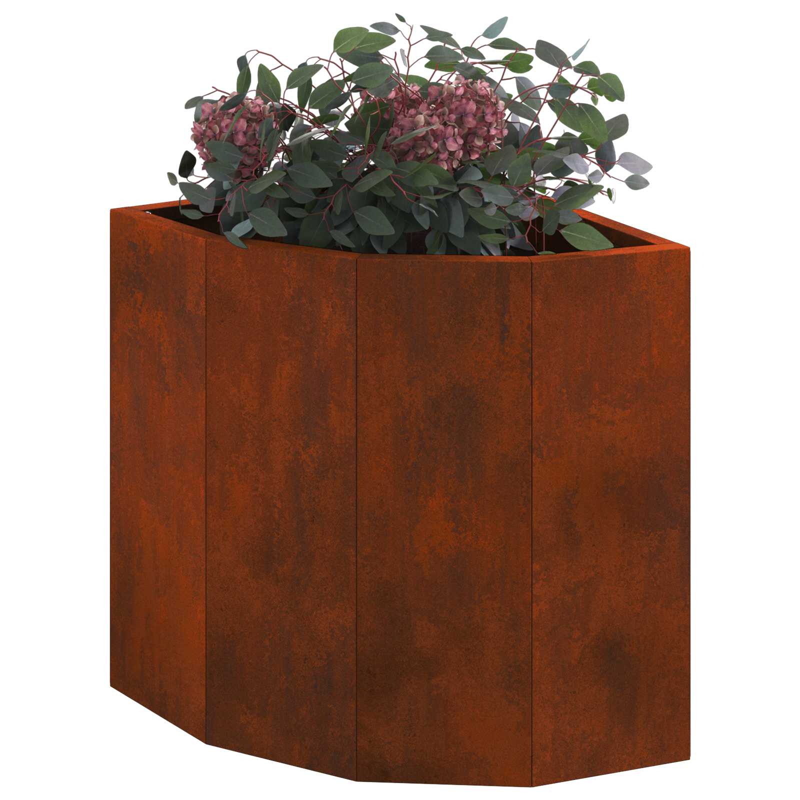 Nurgapott Rooste 30 x 30 x 35 cm Ilmastikukindel teras