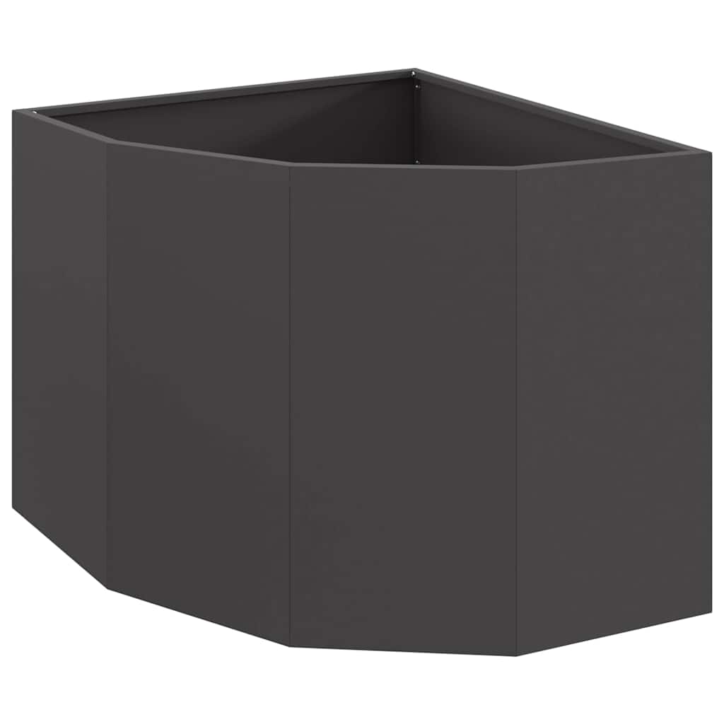 Nurgapott Must 60 x 60 x 50 cm Teras