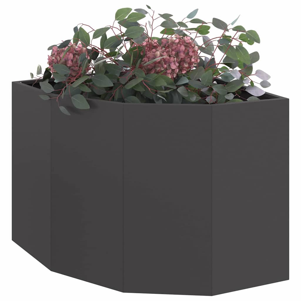 Nurgapott Must 60 x 60 x 50 cm Teras
