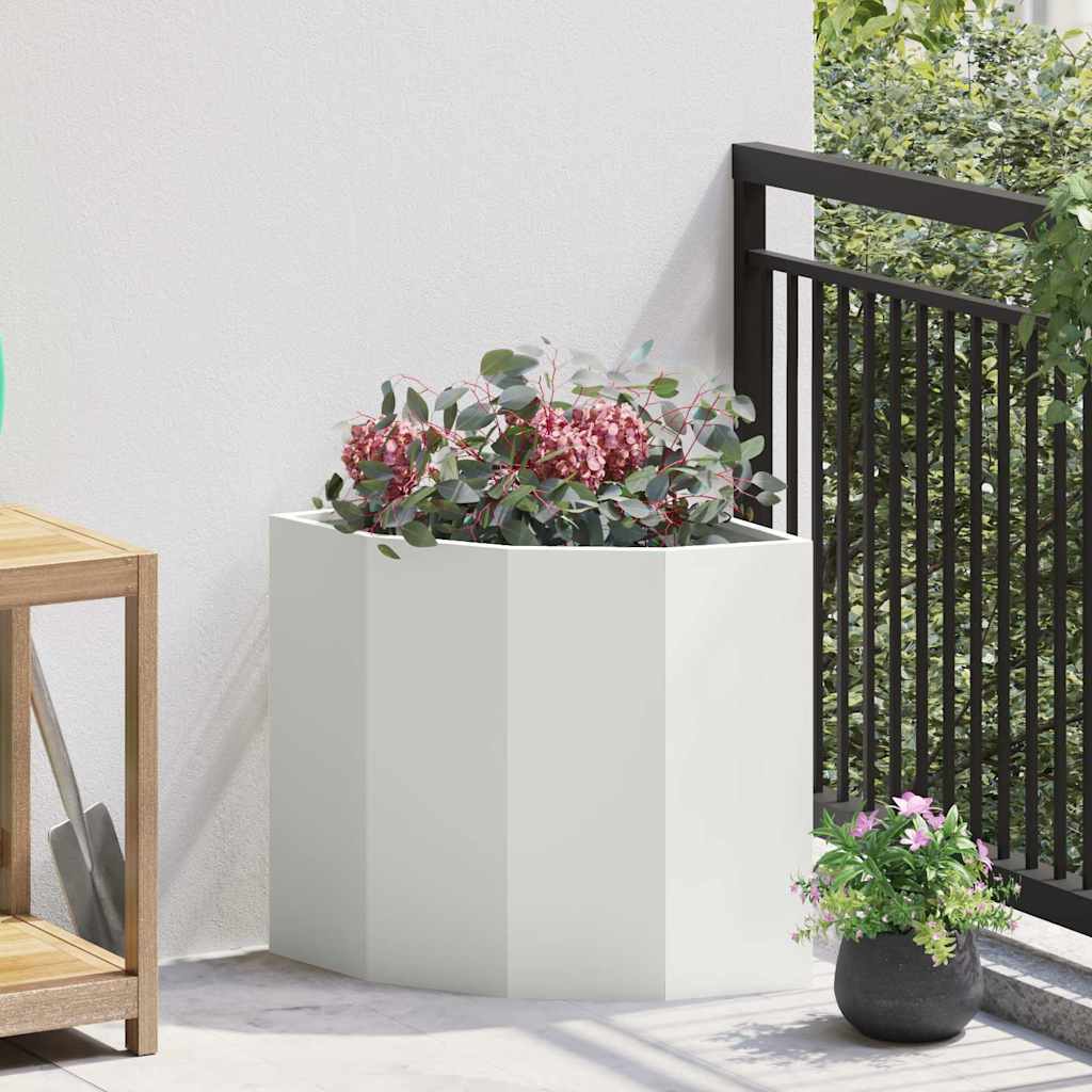 Nurgapott Valge 45 x 45 x 50 cm Teras
