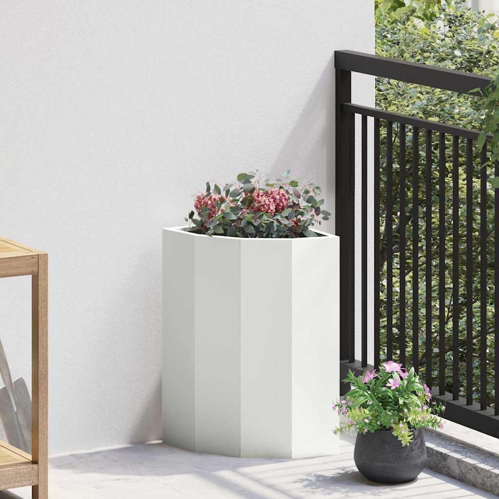 Nurgapott Valge 30 x 30 x 50 cm Teras