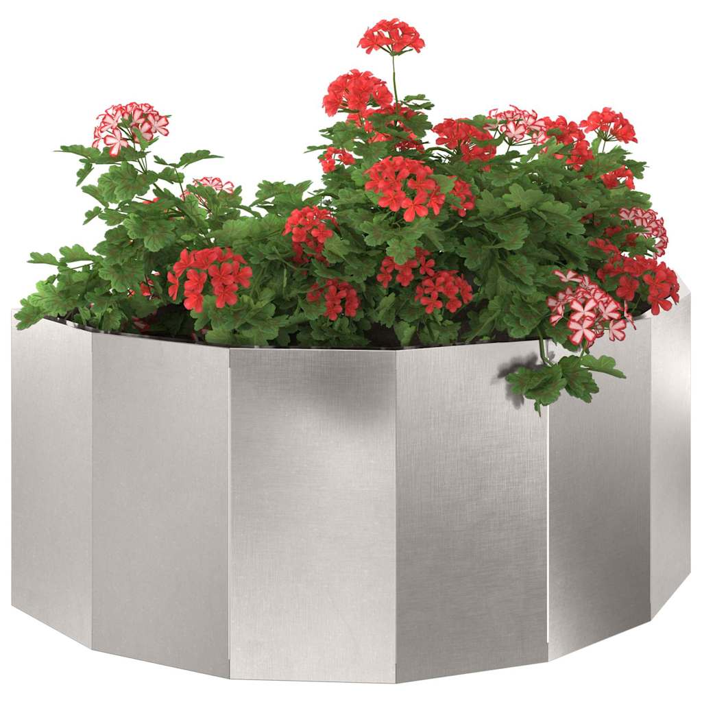 Taimekast Hõbedane 90 x 45 x 35 cm Roostevaba teras