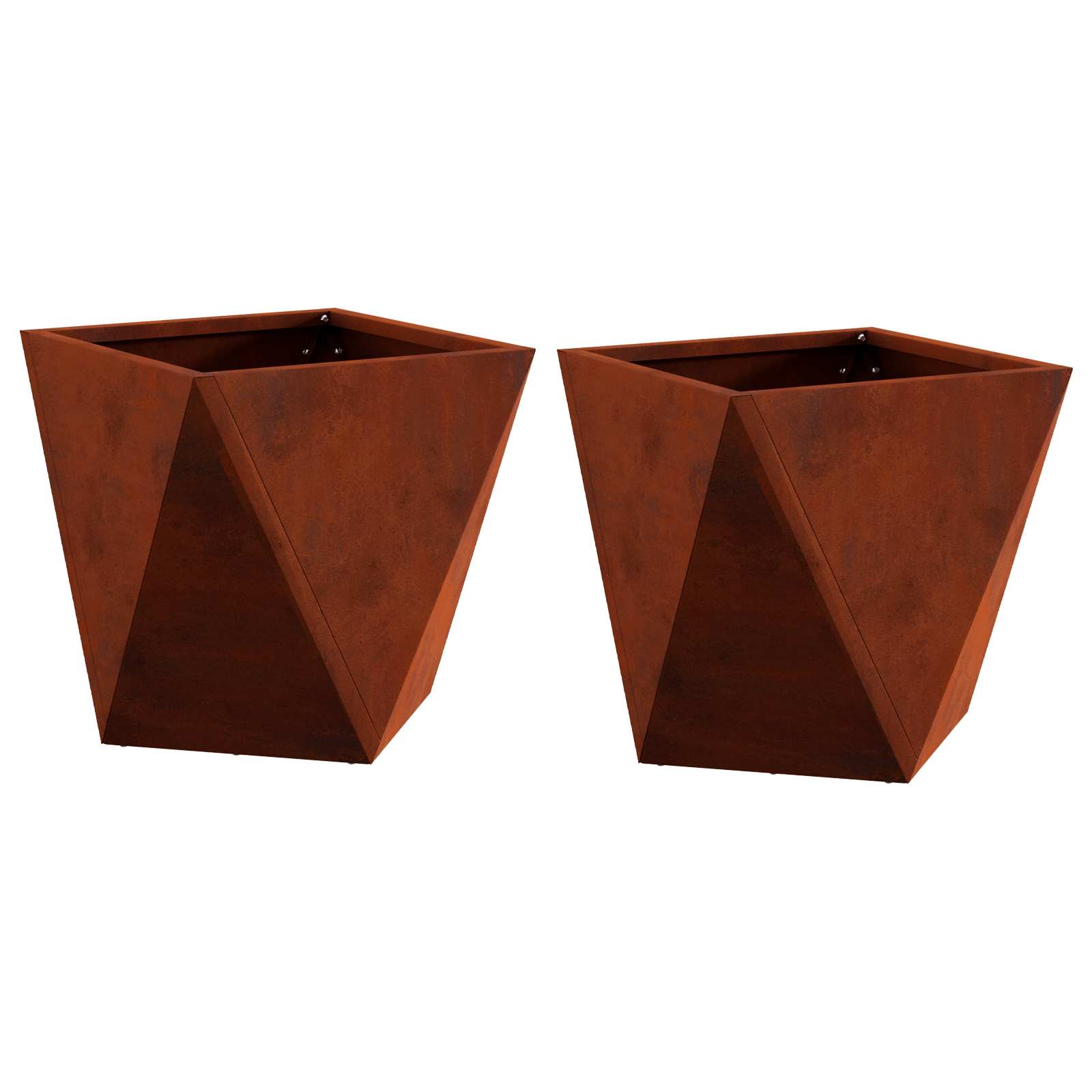Taimekast 2 tk Rooste 30 x 30 x 30 cm terase tüüp