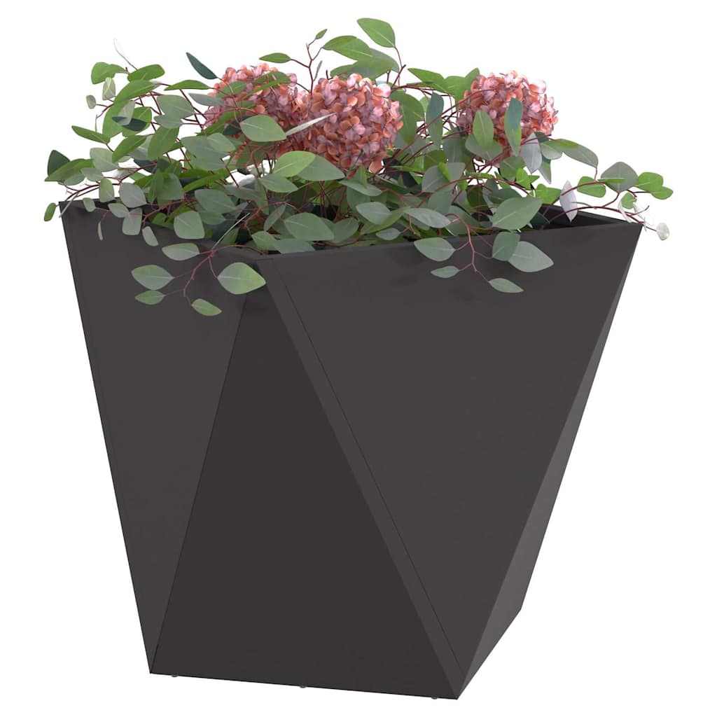 Taimekast Must 50 x 50 x 50 cm Teras