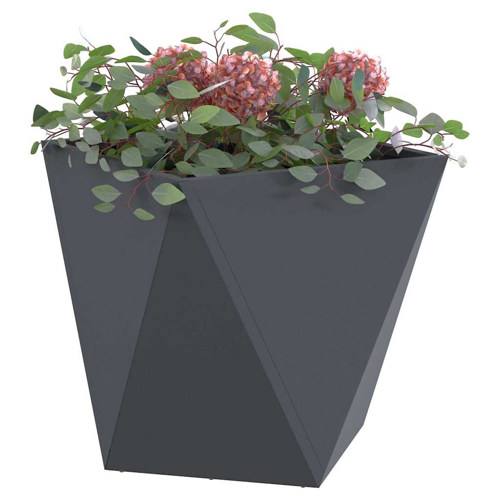 Taimekast 2 tk Antratsiit 50 x 50 x 50 cm Teras