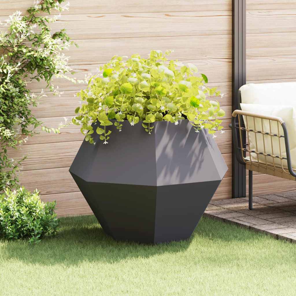 Taimekast Must 100 x 100 x 80 cm Teras