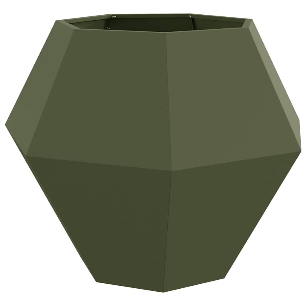 Taimekast Oliiviroheline 100 x 100 x 80 cm Teras