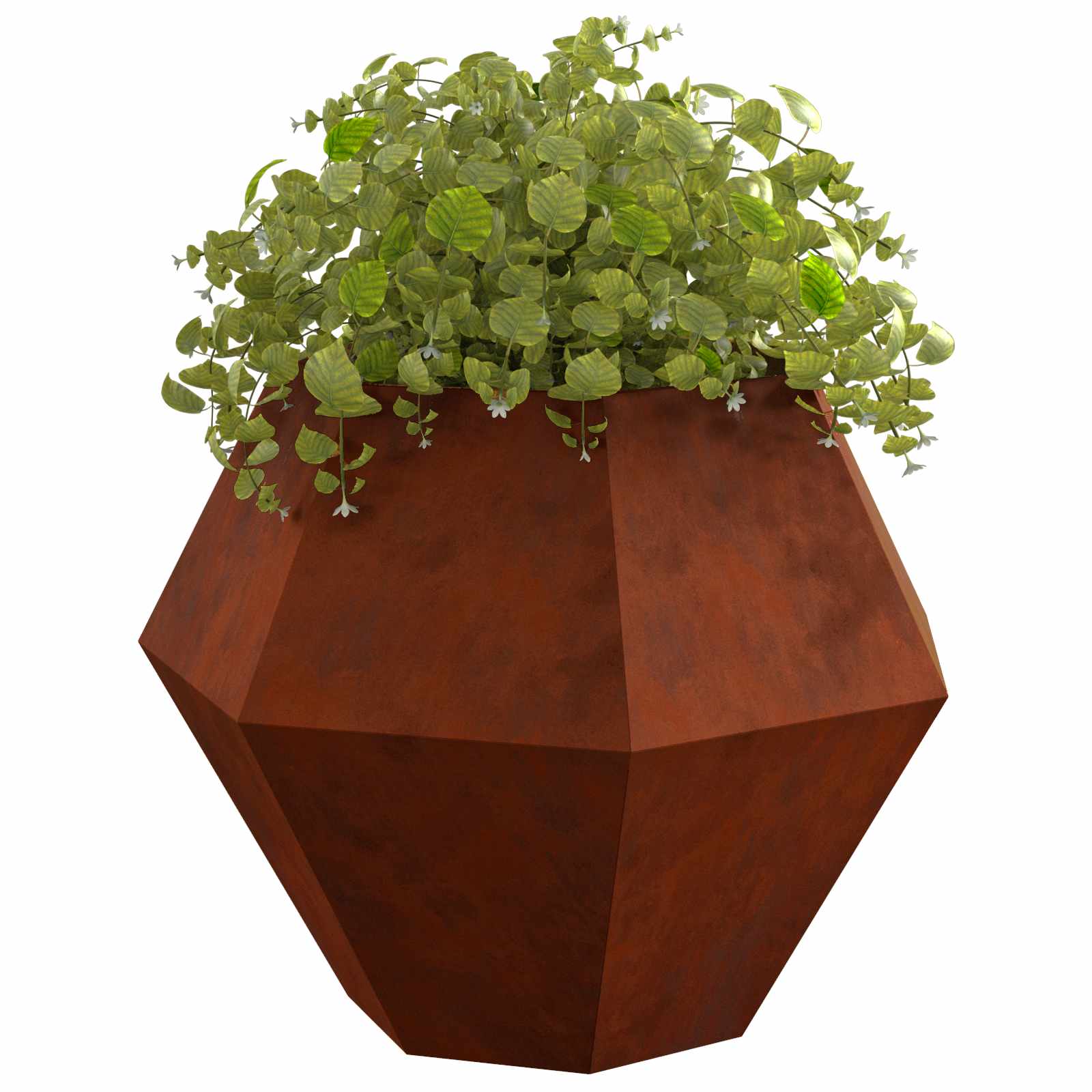 Taimekast 2 tk Rooste 100 x 100 x 80 cm Ilmastikukindel teras