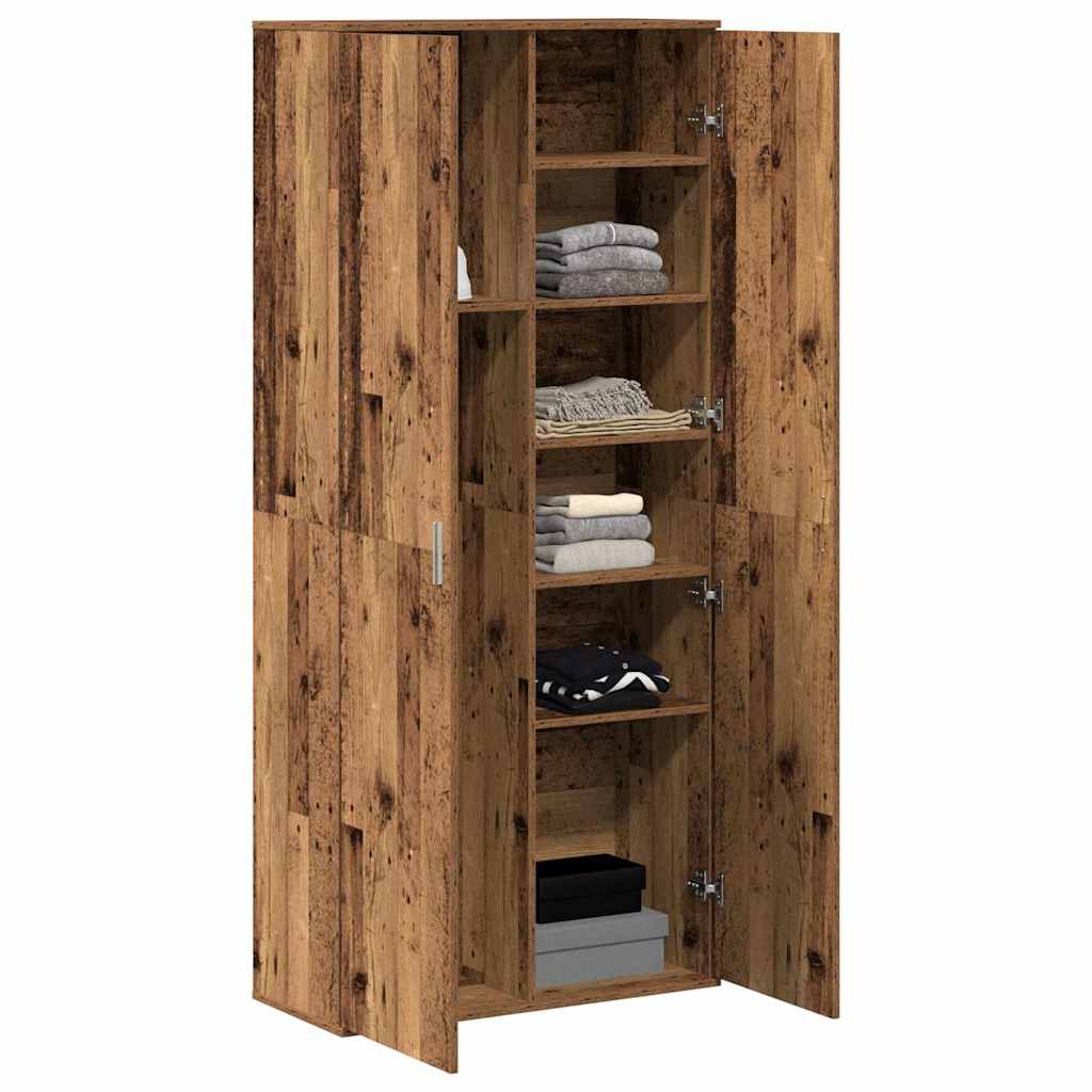 Highboard 80 x 35 x 180 cm Tehispuit Vana puit