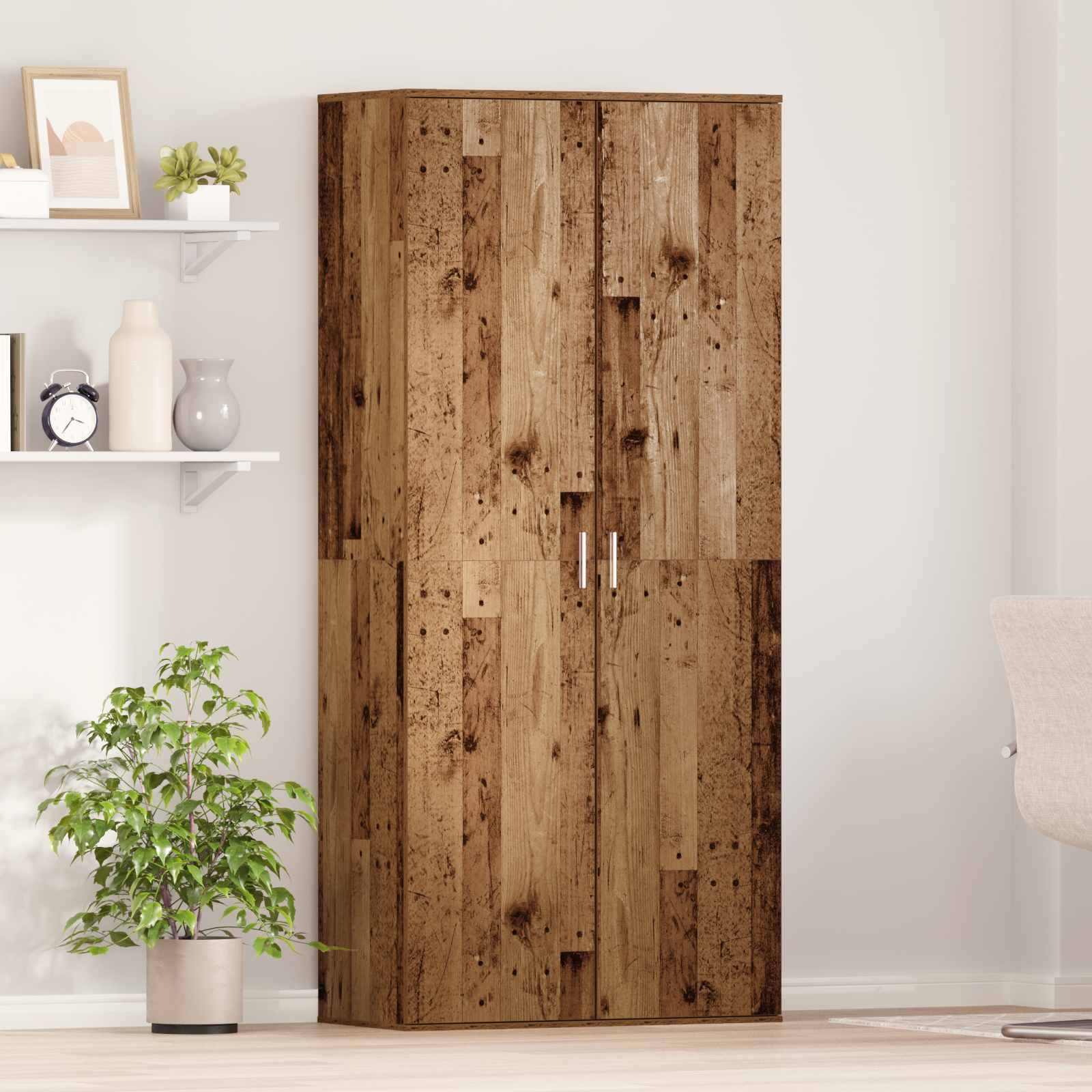 Kõrgushein 80 x 39 x 178 cm Tehispuit Vana puit
