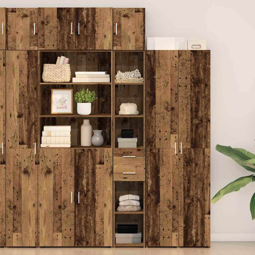 Hoiukapp 2 tk Vana puit 30 x 42,5 x 225 cm