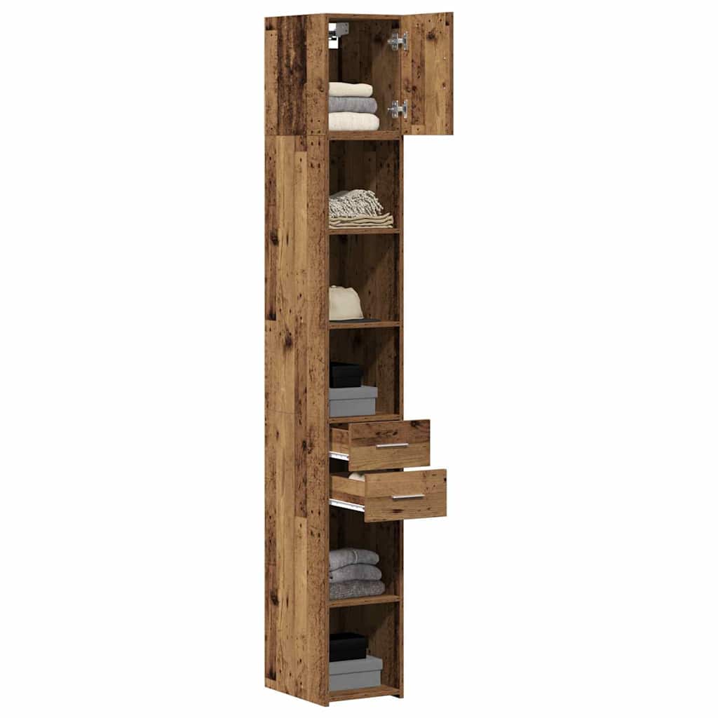 Hoiukapp 2 tk Vana puit 30 x 42,5 x 225 cm
