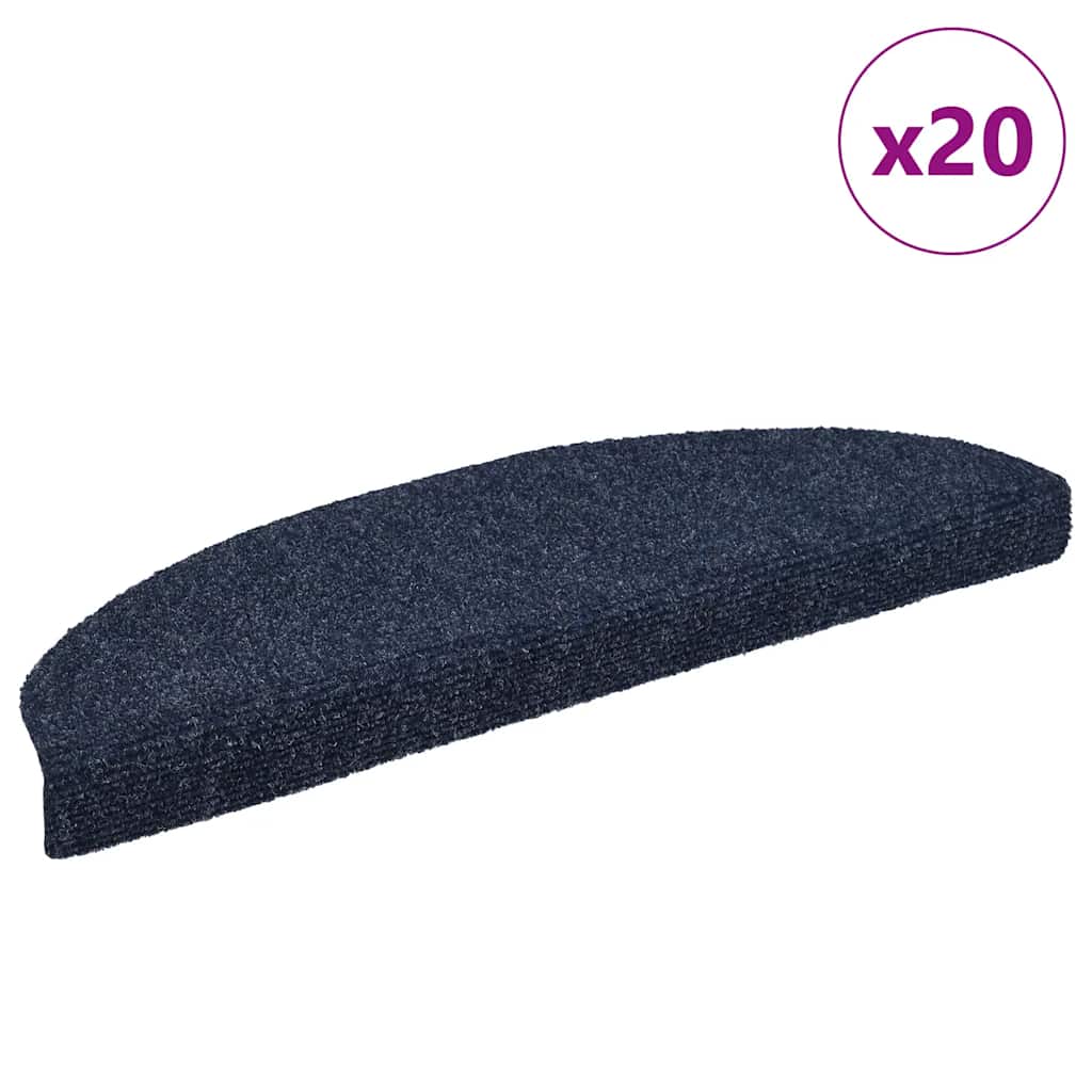 Isekleepuvad trepimatid 20 tk 65 x 21 x 4 cm sinised poolringikujulised suured