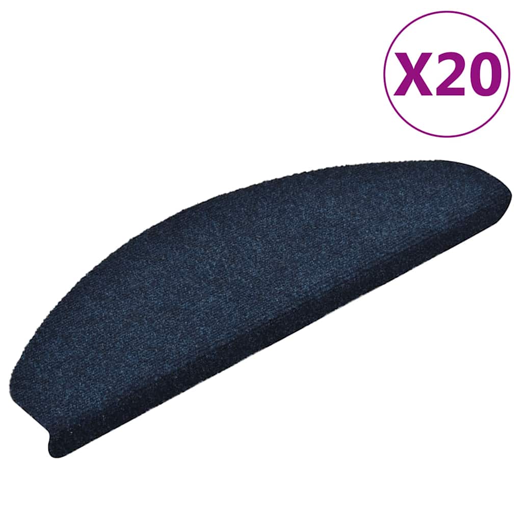 Isekleepuvad trepimatid 20 tk 65 x 21 x 4 cm tumesinised poolringikujulised suured