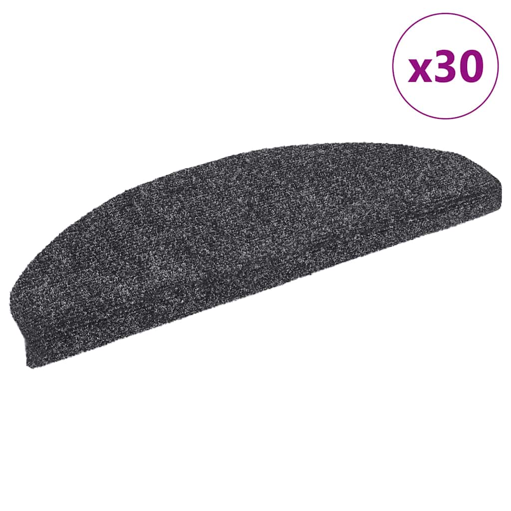 Isekleepuvad trepimatid, 30 tk, 65 x 21 x 4 cm, tumehall, poolringikujulised, suured